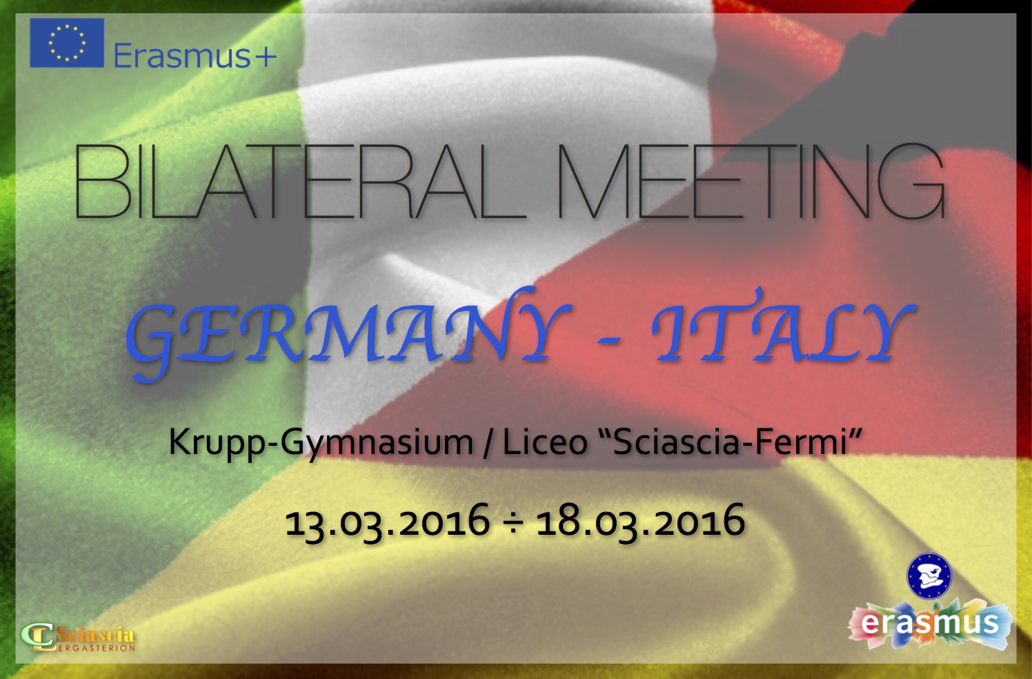 Erasmus+ - Bilateral Meeting con il Krupp Gymnasium - 13-18.03.2016