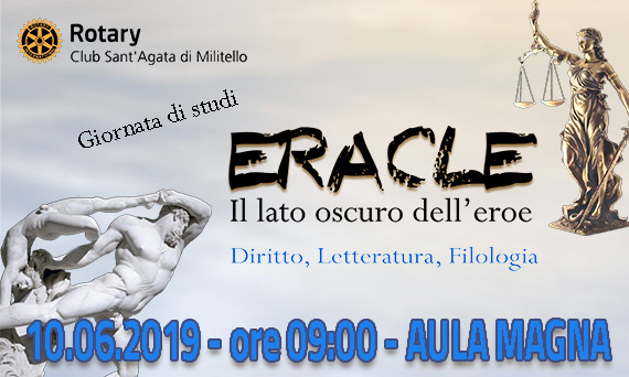 Giornata di studi - “Eracle. Il lato oscuro dell’eroe. Diritto, letteratura, filologia”