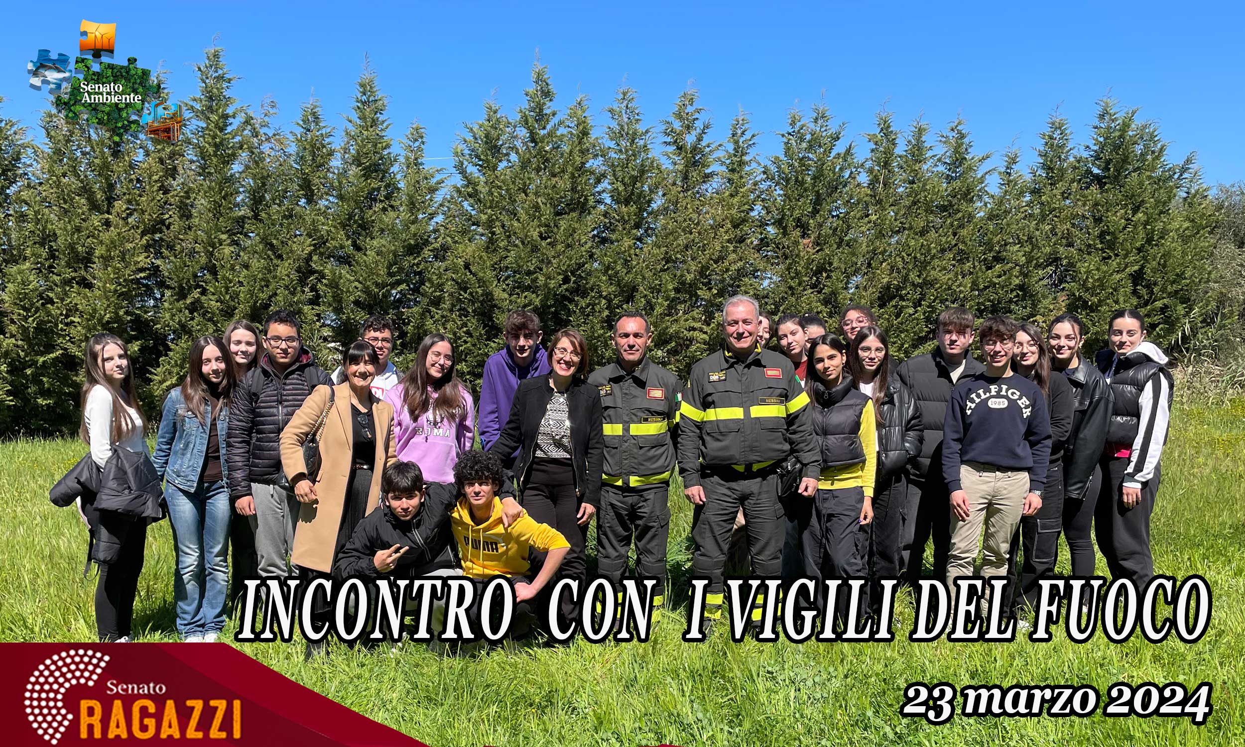 SenatoAmbiente: incontro con i Vigili del Fuoco